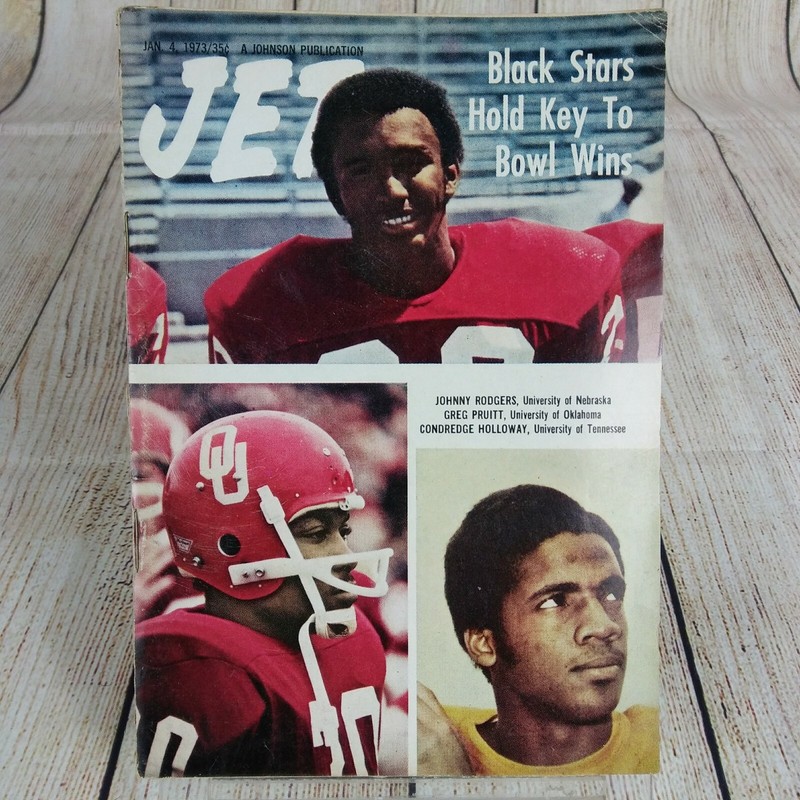JET MAGAZINE | JAN. 4, 1973 | BLACK STARS HOLD KEY TO BOWL WINS | GREG PRUITT