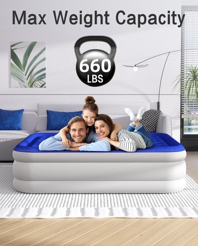 queen air mattress with built in pump - Picture 7 of 12