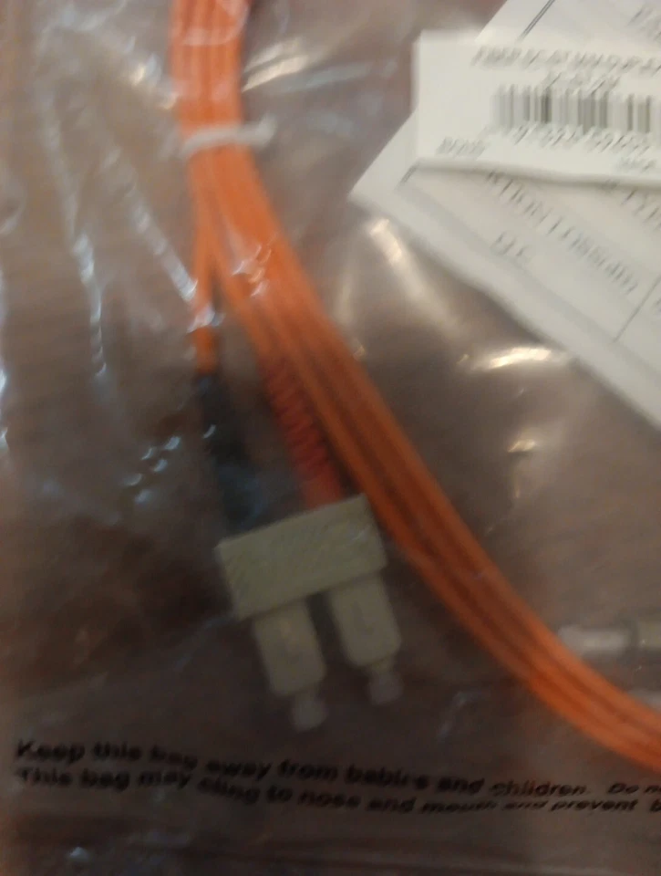 Belkin 02m Network Cable - St Multi-mode Male Sc 6.6 Ft Fiber Lot Of 2 - Image 2 of 4