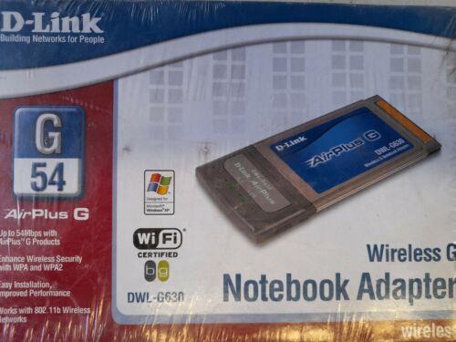 D-Link Wireless G Notebook Adapter DWL-G630 New & Sealed - Picture 1 of 1