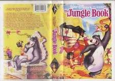 BLACK DIAMOND THE CLASSICS WALT DISNEY'S THE JUNGLE BOOK LARGE CASE VHS VIDEO