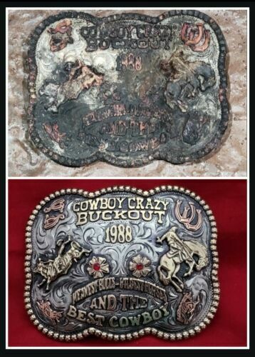 Iconic Christian Cowboy Silver Belt Buckle – Los Potrillos Western Wear