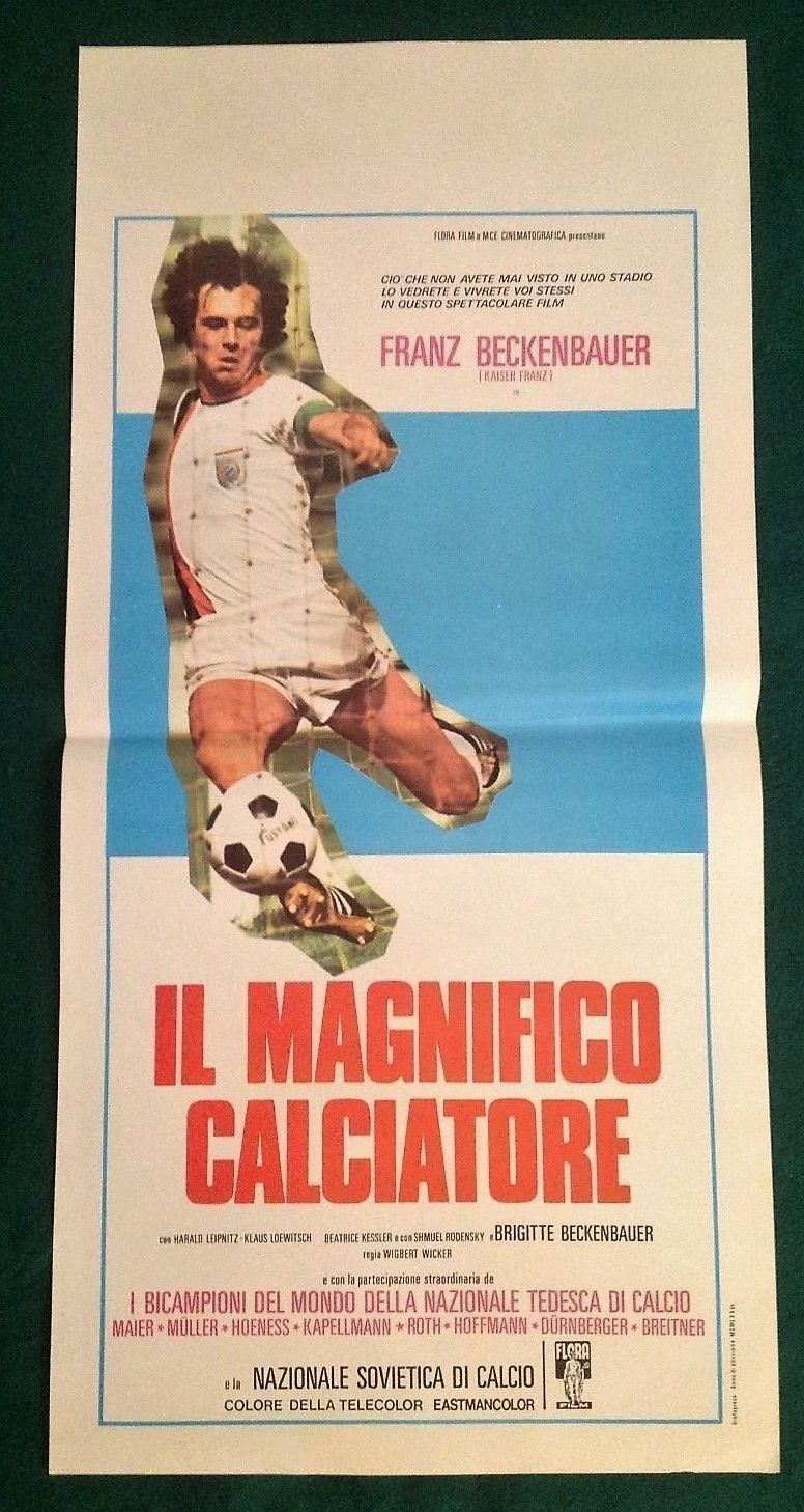 Locandina originale film Il magnifico calciatore (1974) - Regia di Wigbert Wicker