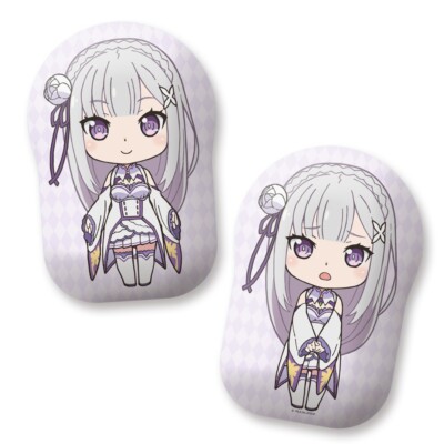 NEW Re:Zero Starting Life in Another World Emilia Die-Cut Cushion Official Japan