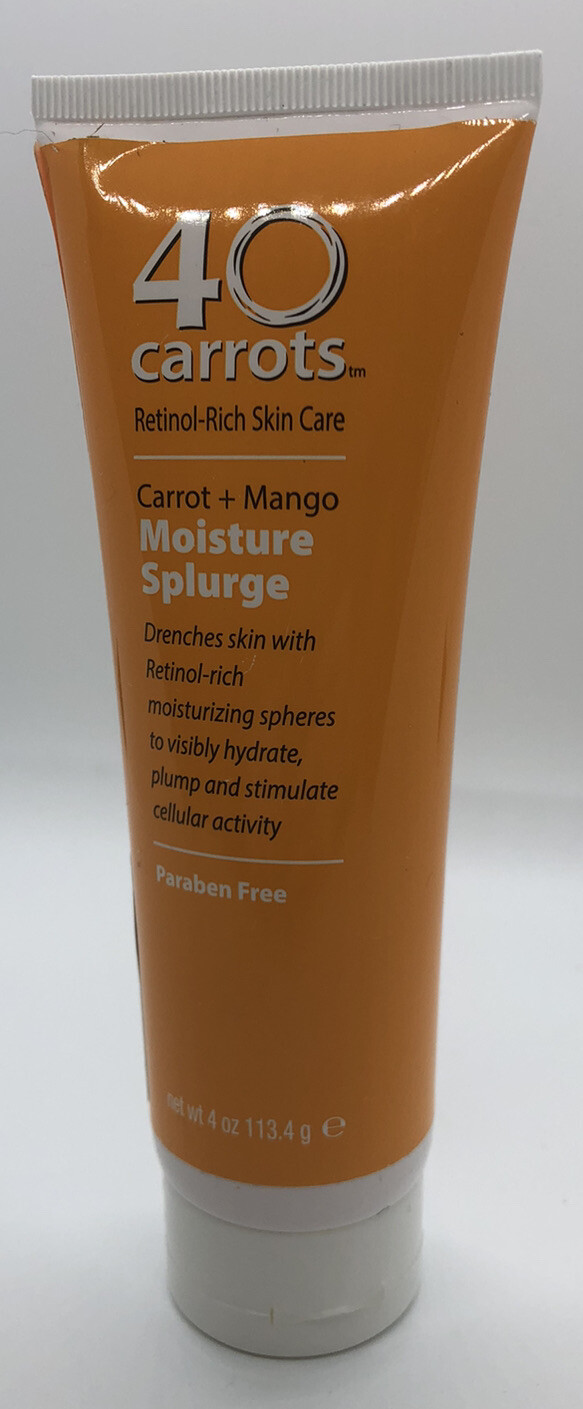 40 carrots retinol rich skin care moisture splurge