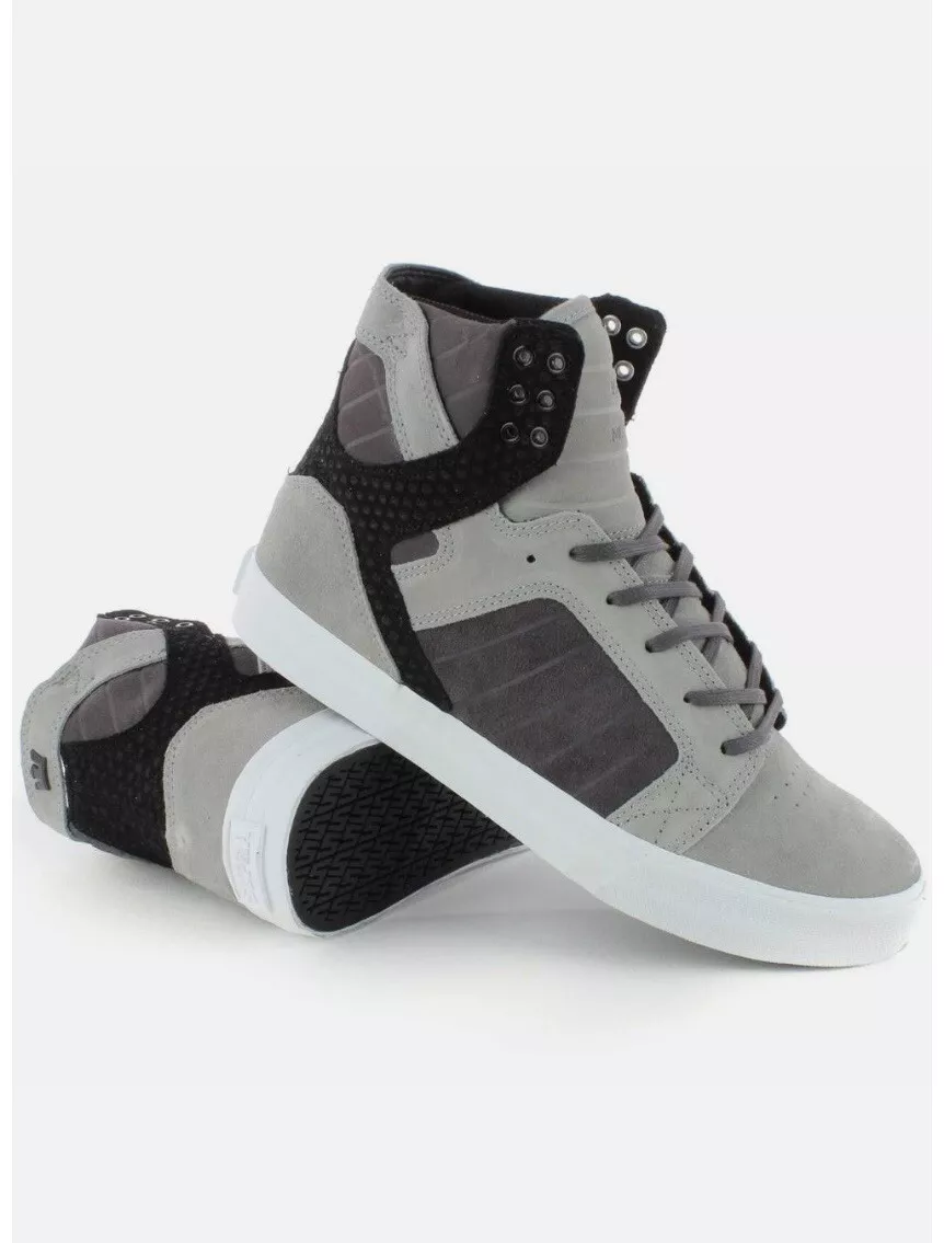 Supra skytop best sale 2 grey