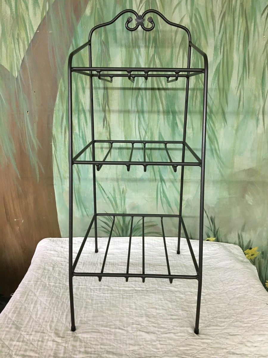 LONGABERGER Wrought Iron Bin Basket 3-Tier Rack | eBay