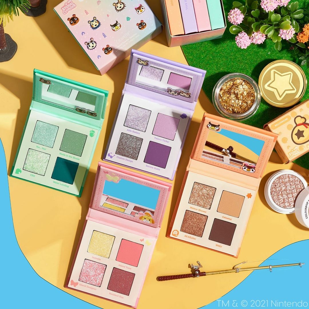 Colourpop Animal Crossing Eyeshadow Palette ColourPop X Animal