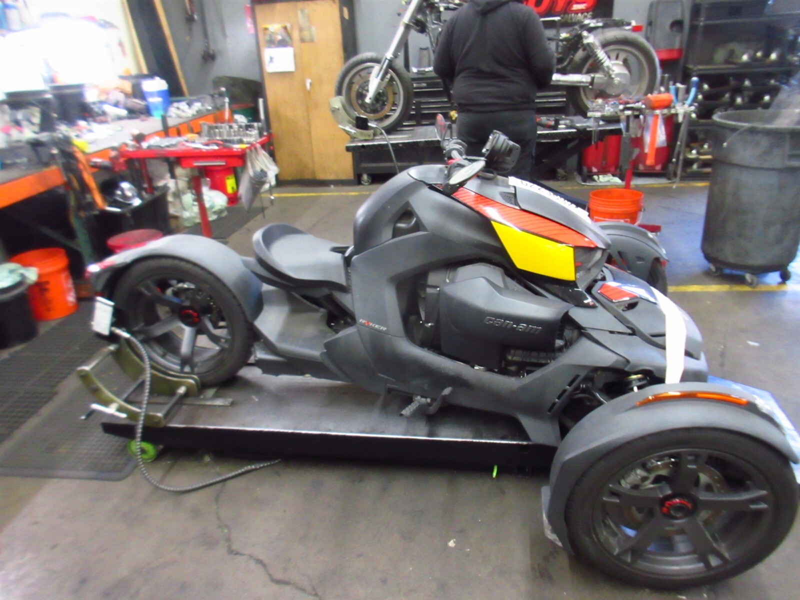 2022 Can-Am Ryker 600 Rear Fender Support Bracket Mount Cover Tail Fairing OEM