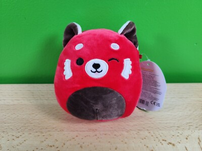 Squishmallows Cici The Red Panda Plush 5'' Toy Kellytoy New With Tag NWT