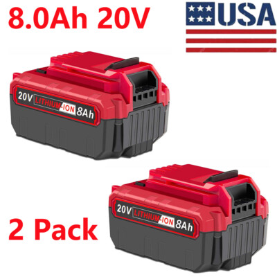 #ad Lithium ion Battery for Porter Cable 20V MAX PCC685L PCC680L 20V 8.0Ah $45.99