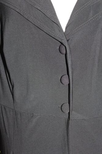 Chaqueta Antthony Originals Negra Bling Duster Talla XL Nueva con Etiquetas L#279 - Imagen 2 de 6