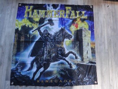 Hammerfall XXL Flag Flagge Poster Edguy Gamma Ray Savatage * Saxon *