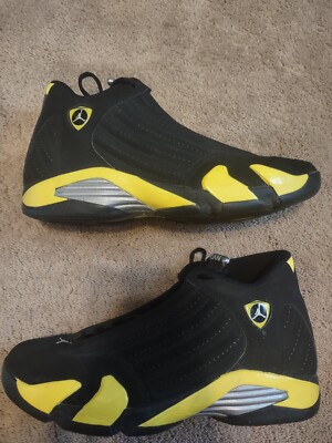 Size 10 - Air Jordan 14 Retro Thunder Black (487471-070) Size 10 - Air Jordan 14 Retro Thunder Black (487471-070) main image 3
