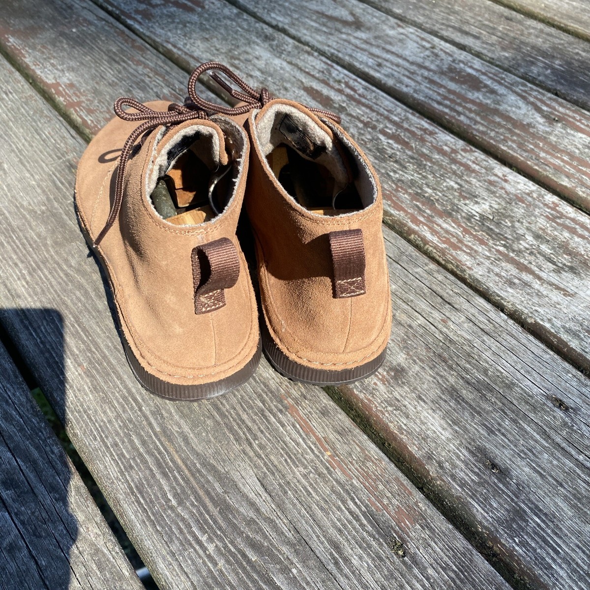 Chaco Paonia Suede Cinnamon Brown Desert Chukka Boots Sz 9  display picture 2