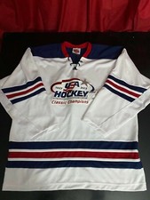 Rare USA Hockey 1937-2012 75 Years Of Miracles Adult XL Classic Champions Jersey
