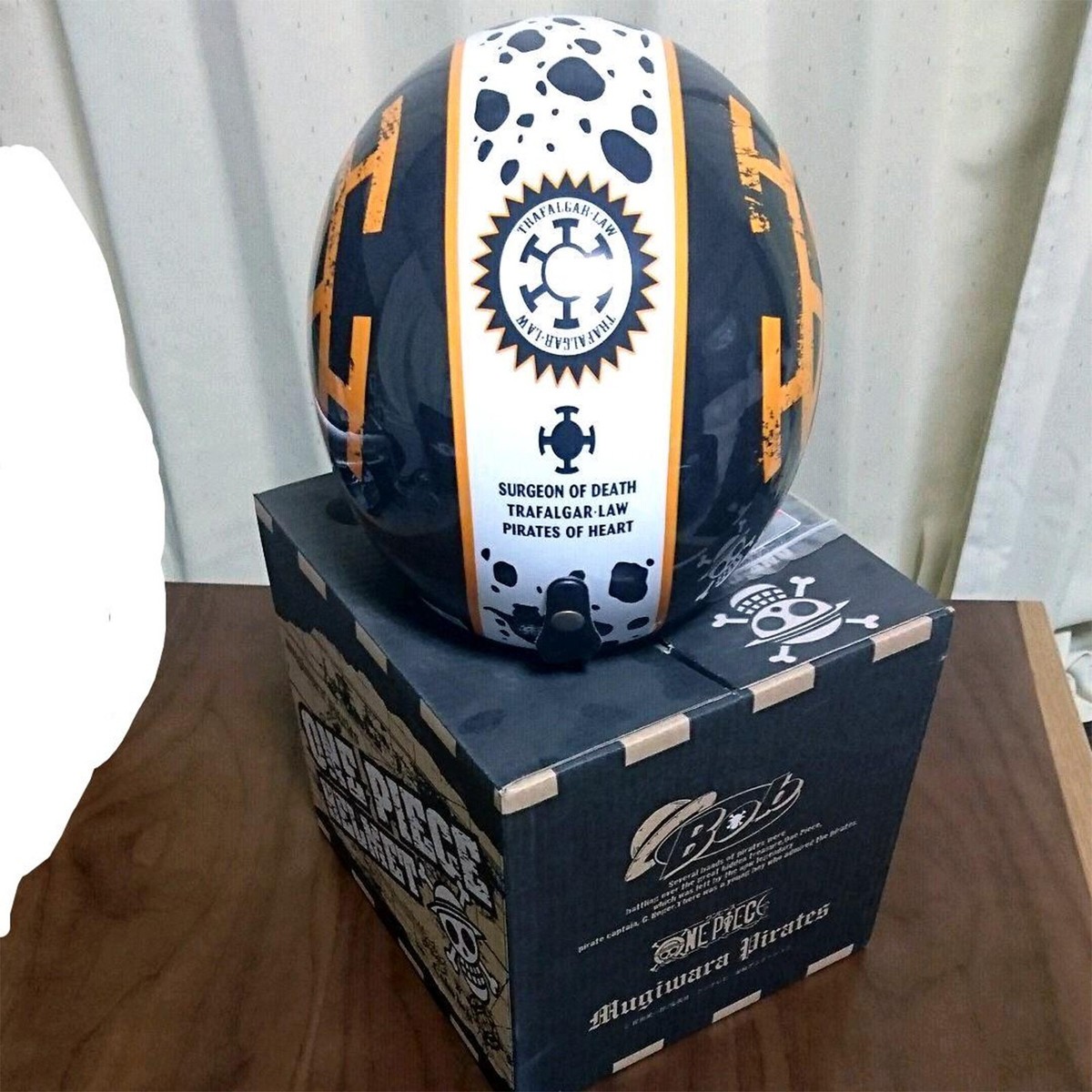 OGK ONE PIECE Motorcycle Helmet TRAFALGAR LAW BLACK-15 BOB-K