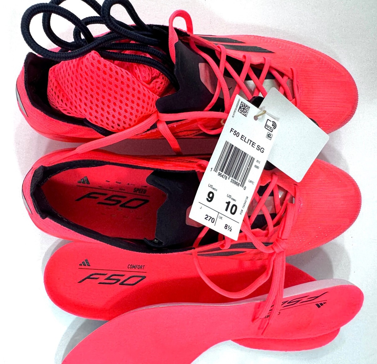 Adidas F50 Elite SG Soft Ground Soccer Cleats Vivid Red