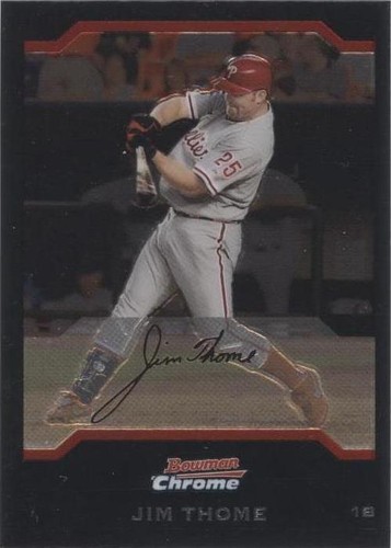 2026 Bowman Chrome Jim Thome #P-28 Patchwork SSP CASE HIT HOF 