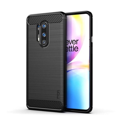 For OnePlus 8 Pro MOFI Gentleness Series Brushed Texture Carbon Fiber Soft TPU C