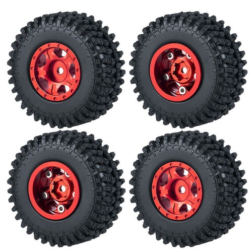 Juegos de neumáticos de aleación CNC 1,0"" con llanta de rueda Beadlock para automóvil sobre orugas de radiocontrol 1/24 axial SCX24 - Imagen 17 de 124