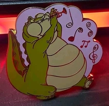 Louis Playing Trumpet Disney Pin From The Princess & the Frog Booster Set 73703
