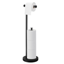 Toilet Paper Holder Stand, Bathroom Toilet Paper Stand with Large Reserve