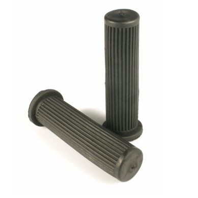 Vespa Black Original Type Handlebar Grips PX125-200 EFL (1983 - 97) T5 ARIETE
