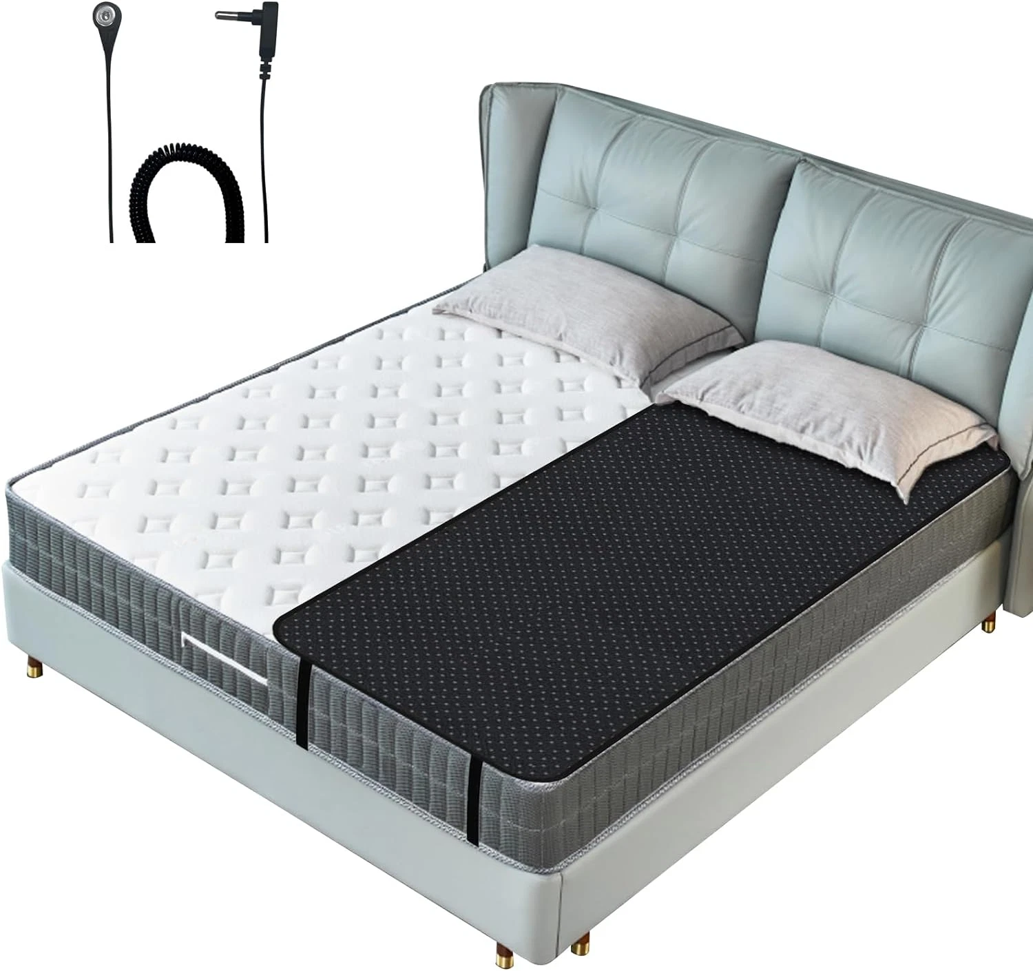 Grounding Mat for Bed, Grounding Mattress Cover for Improving Sleep, Sleep Pad,