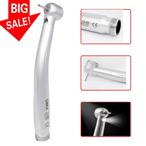 Pieza de mano LED turbina alta velocidad fibra óptica dental estilo NSK 2 Holes - Picture 3 of 13