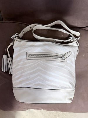 Coach Avery Crossbody Zebra Print