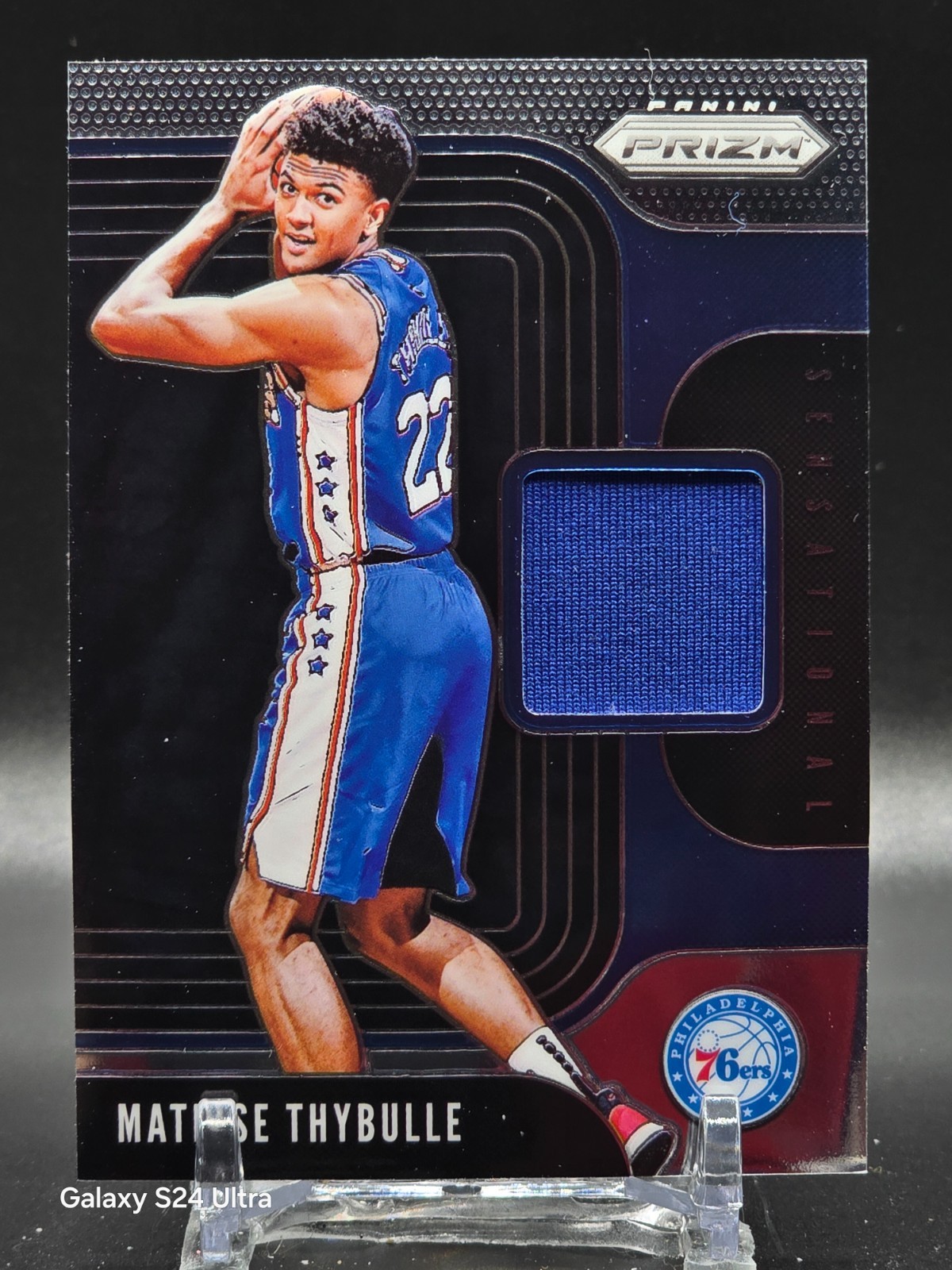 2019-20 Panini Prizm - Sensational Swatches Jersey Matisse Thybulle #SS-MTY