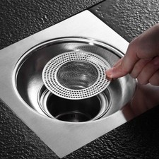 Bathtub Sink Shower Food Hair Catcher Drain Filter Strainer Stainless Steel New