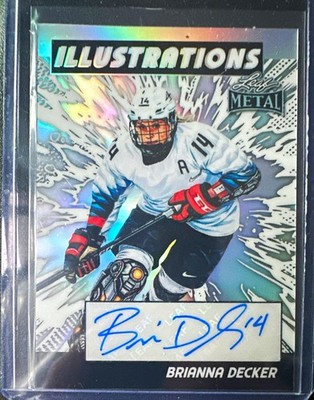 Leaf 2026 Metal Illustrations Brianna Decker Silver Prismatic AUTO  7/10
