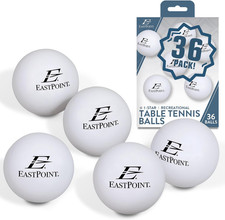 40mm 1-Star Table Tennis Ball Set - 36 Pack of Recreational Ping Pong Balls