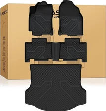 LASFIT Floor Mats & Cargo Liner for Toyota RAV4 2013-2018 (Not Fit Hybrid) All