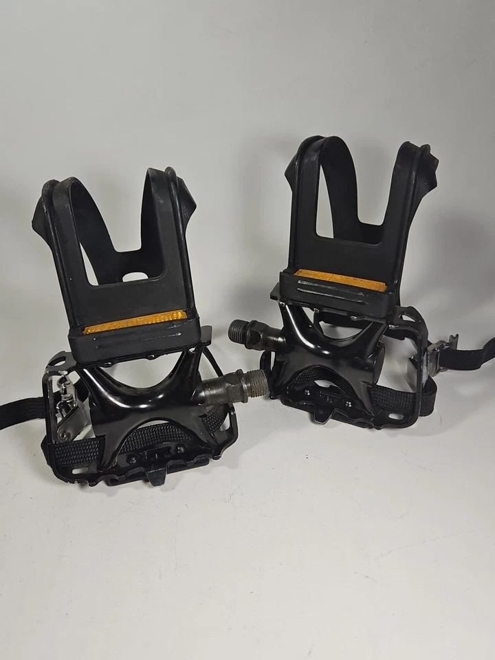 Juego combinado de pedal y clip para puntera de bicicleta Dimension MT-11 Compe aluminio 9/16 negro Foto 3 de 4