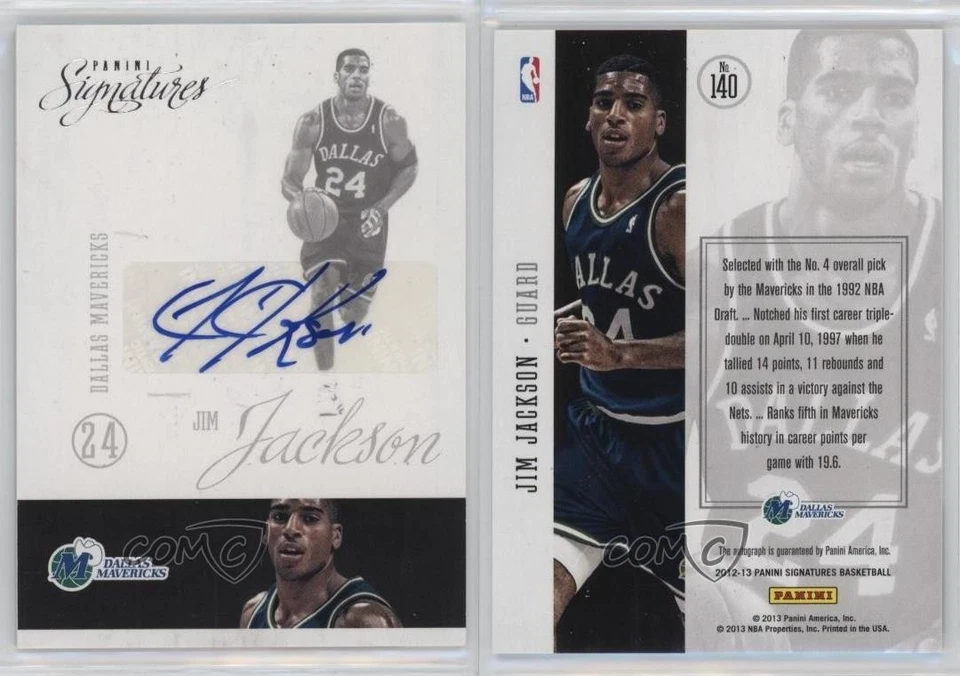 2012-13 Panini Signatures Jim Jackson #140 Auto - Image 3 of 3