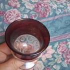 Ruby Red Flash Glass Souvenir of Diamond Lake Michigan — photo 5