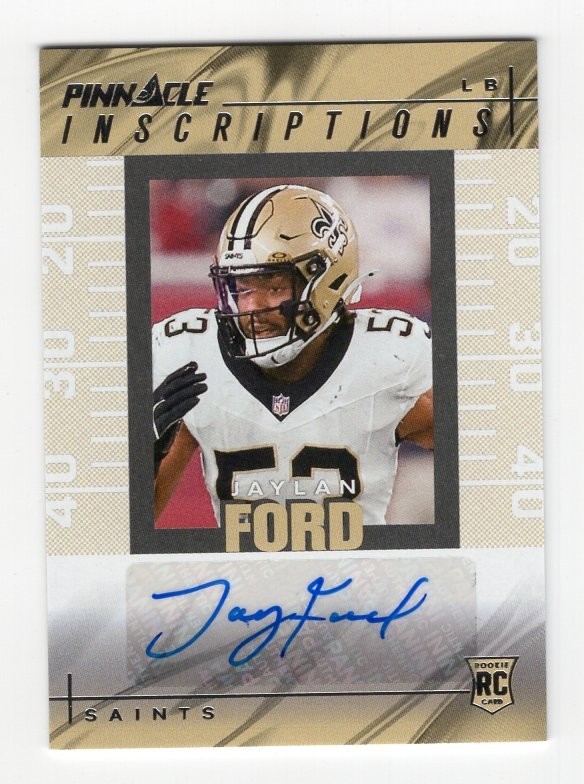 Jaylan Ford Panini Encore Pinnacle Inscriptions Autographs #PIJFD Base