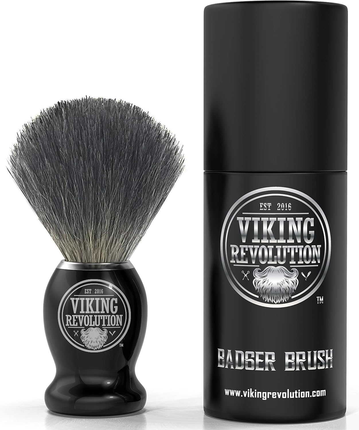 Badger Hair Shaving Brush for Men - Shave Brush for Wet Shave Using Shaving Crea