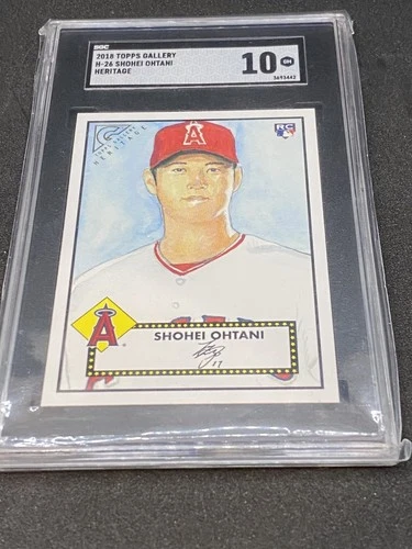 Topps 2018 Gallery Shohei Ohtani Rookie #116 SGC 10 Baseball Card
