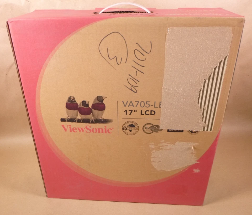 ViewSonic 17" LED Monitor Response Time 5ms D-Sub Res 1280 x 1024 Casual Gaming - Image 4 of 4