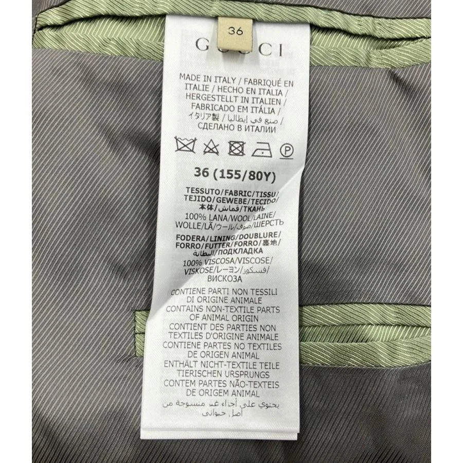 Gucci Giacca Sartoriale Spina di Pesce 711458 Donna Taglia 36 (XS) Usata