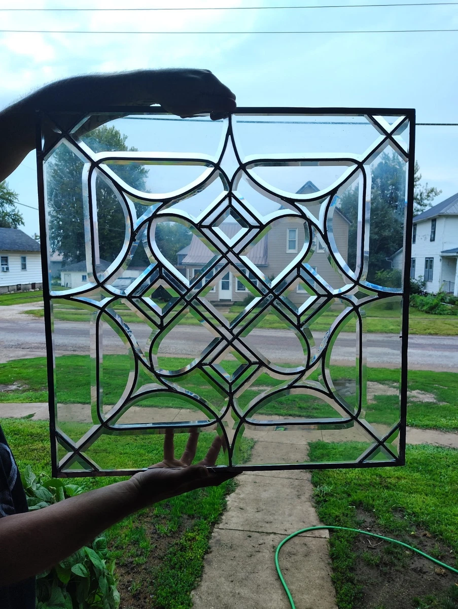 Medium 1900-1940 Transom Window Antique Stained Glass Windows for