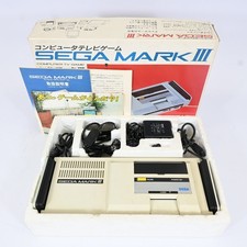 Consola SEGA Mark III Completa en Caja De Colección Japón Sistema Sega Mark 3 Sin Probar