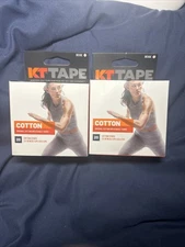 2x KT Tape Cotton Elastic Kinesiology Athletic Tape 20 Count 10” Precut ….D11