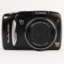 Canon PowerShot SX120 IS 10.0 MP Digital Camera Black SHP 310502
