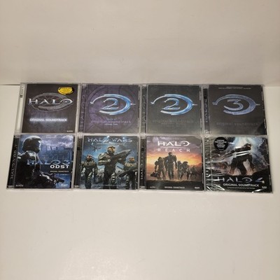 Halo CE, Halo 2 + Vol 2, Halo 3, Halo 3 ODST, Halo Wars, Halo Reach Soundtracks