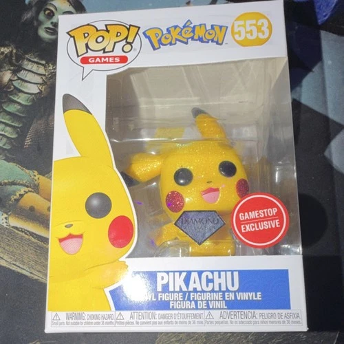 Funko Pop! Vinyl Pokémon Pikachu Diamond Glitter GameStop Exclusive #553